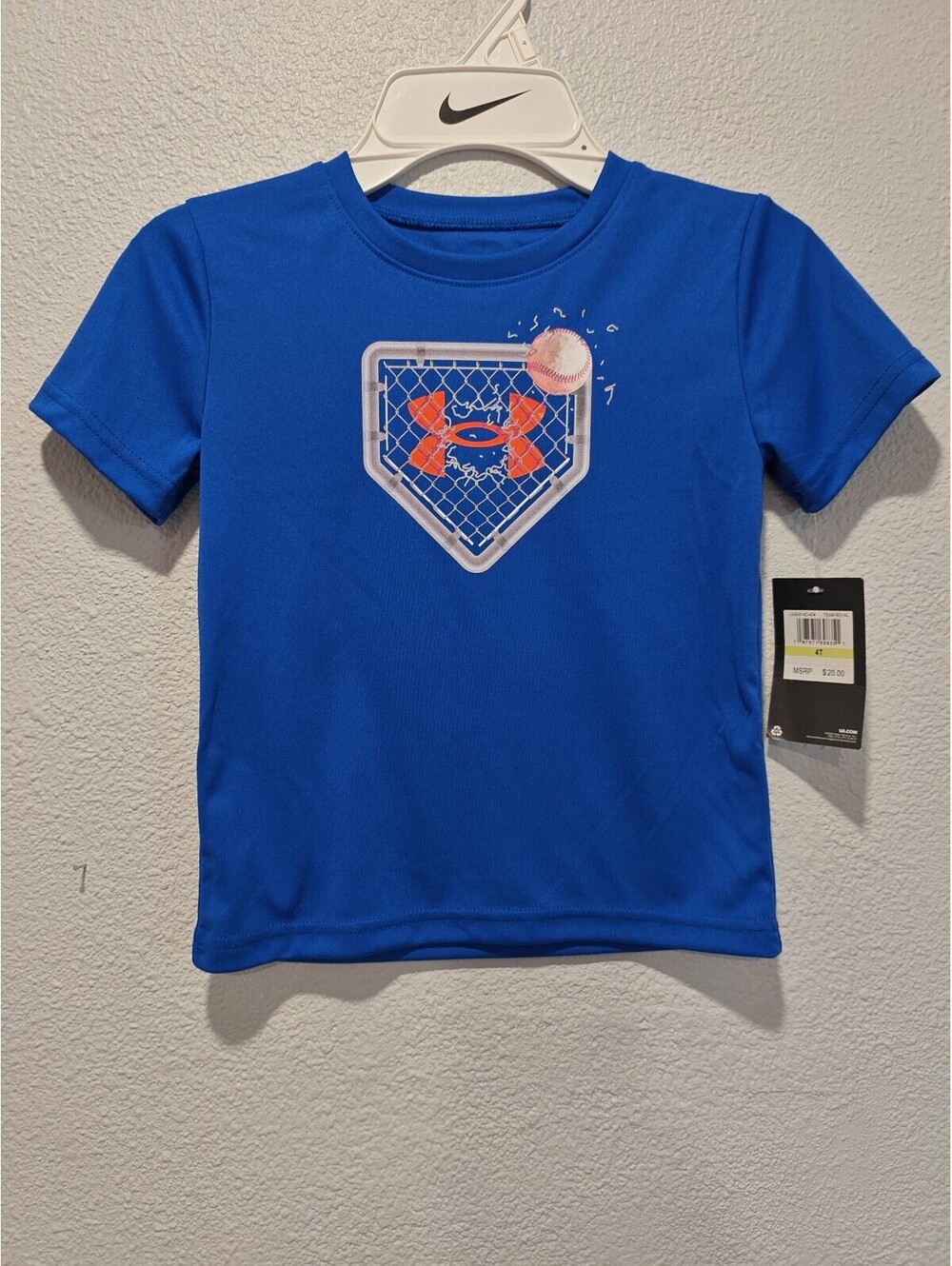 Under Armour Boys' Team Royal Blue Baseball Graphic T-Shirt